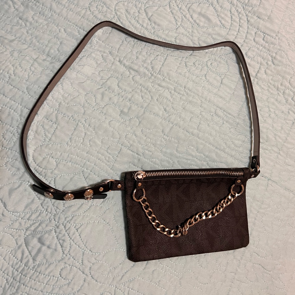 Micheal Kors Monogram Belt Bag